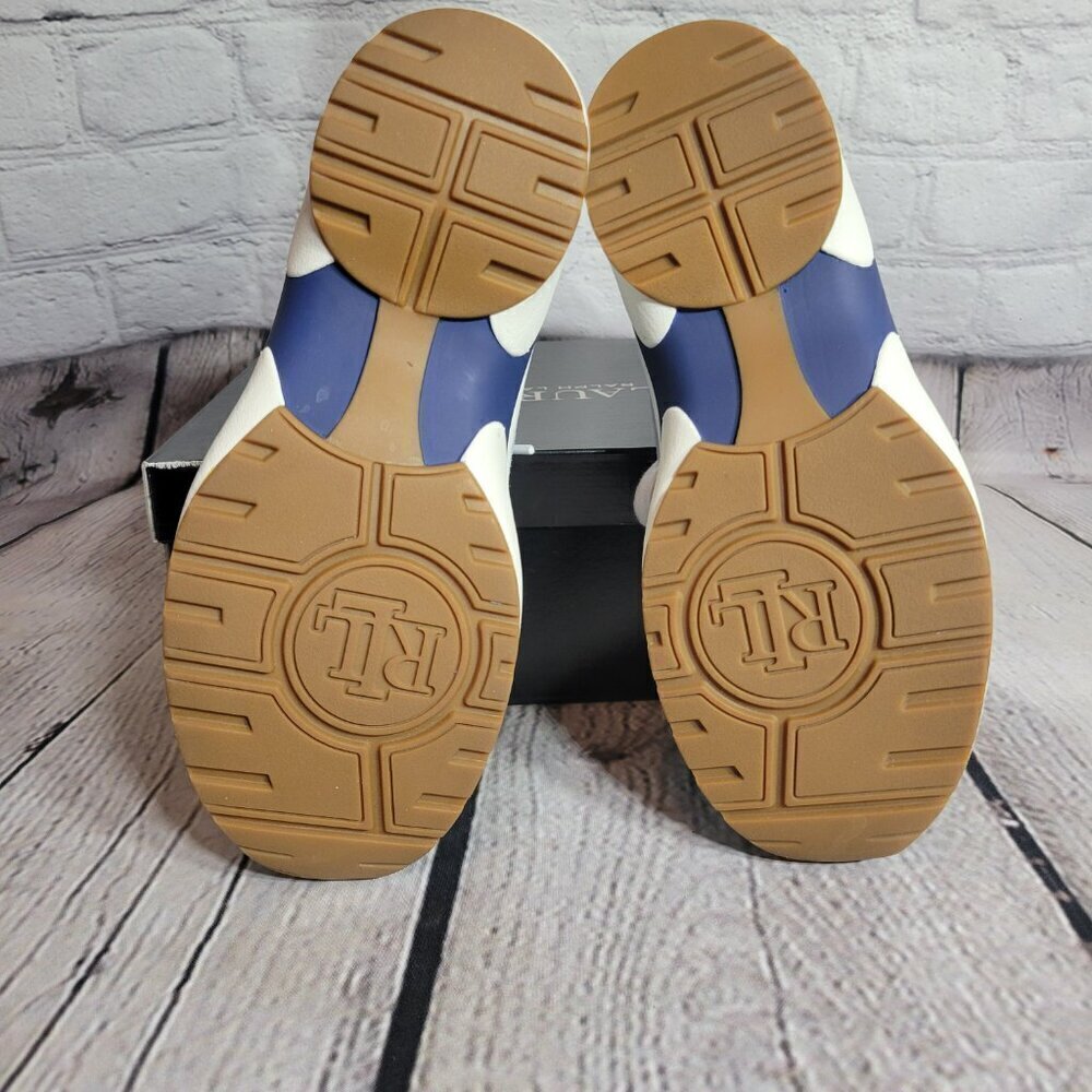 Lauren Ralph Lauren Rylee Leather & Suede Sneaker - Picture 9 of 10